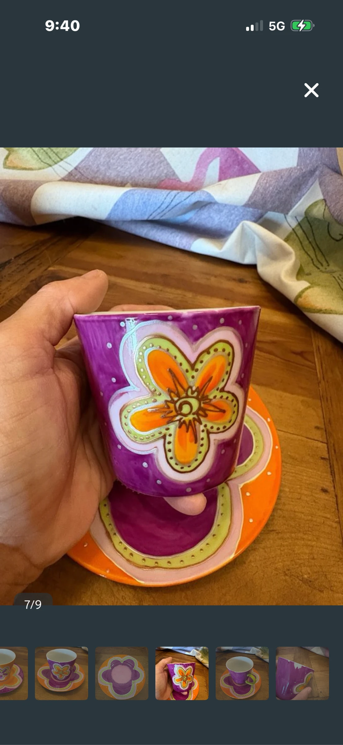 4 cups and saucers – photo 7